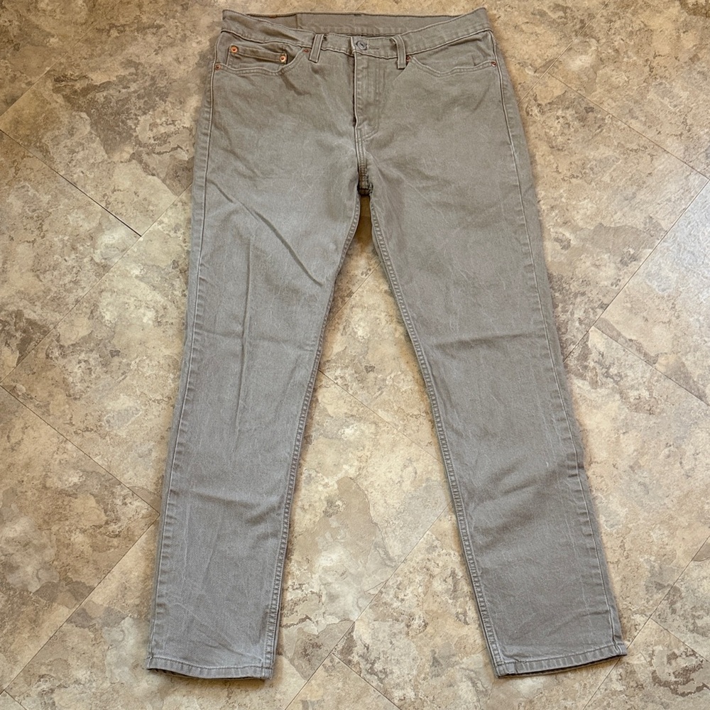 Levi's 511 Men's Straight Beige Jeans 34 X 32